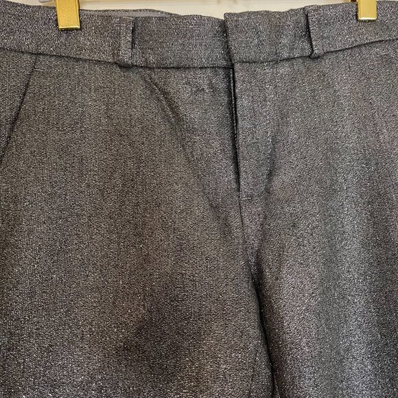 Banana Republic Avery Silver Slacks 0P – Vintage Mid‑Rise Ankle Length - Picture 2 of 12